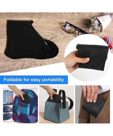 Lemon Rain Waterproof Shoes Cover for Women Men | Reusable Boot Covers with Slip-Resistant Sole | Black Galoshes | Size M (Women 5-6 Men 3-4) - Buy Online on GoSupps.com