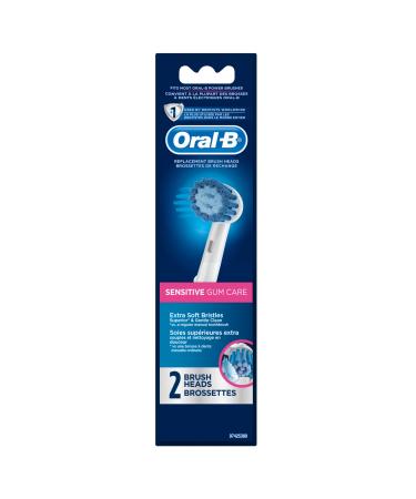 Oral-B Sensitive Gum Care Electric Toothbrush Replacement Brush Heads Refill 2 Count
