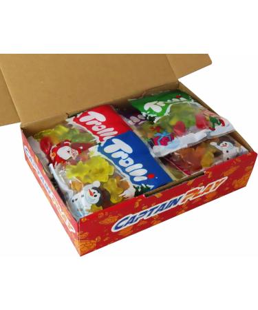  CAPTAIN PLAY Christmas Confectionery Trolli 20 Mini Bags of Gummy Sweets Christmas Decoration 400 g Promo Pack - Buy Online on GoSupps.com