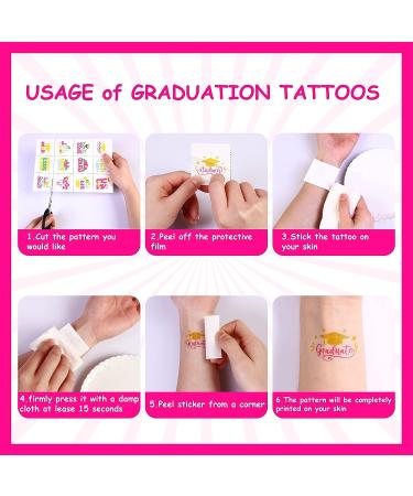 Aloha Grad Temporary Tattoos - Class of 2023 Hawaiian Graduation Party Favors & Decorations - Buy Online on GoSupps.com