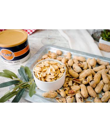 Extra Large Roasted Salted Peanuts - Tennessee Peanut Company - 18oz Can - Buy Online on GoSupps.com