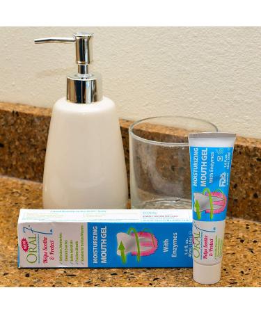Oral7 Dry Mouth Gel with Enzymes | Soothes Gums, Lasting Relief | Promotes Gum Health & Fresh Breath | 1.6 oz - Buy Online on GoSupps.com
