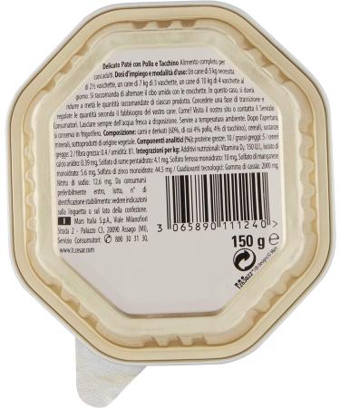 Cesar Classic Dog Food Recipes 150g - 14 Trays | Chicken & Turkey Flavor - Buy Online on GoSupps.com