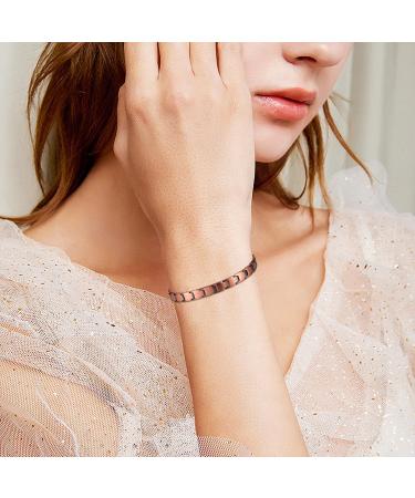MagEnergy Copper Magnetic Bracelet for Women - Adjustable with Strong Magnets for Lymph Detox - Buy Online on GoSupps.com