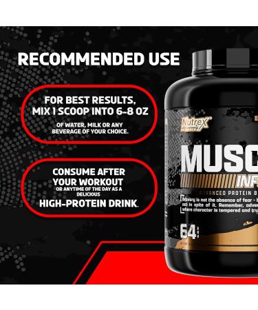 Nutrex Research Whey Protein Powder Chocolate Muscle Infusion Whey Isolate w/EAA & Hi BCAA for Muscle Gain - 5 Pounds - Muscle Builder for Men & Women Sports Nutrition Delicious Taste & Texture - Buy Online on GoSupps.com