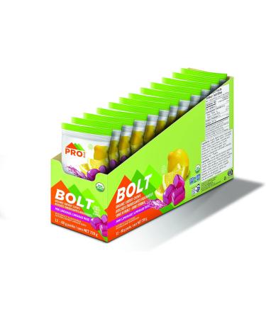 PROBAR - Bolt Organic Energy Chews Pink Lemonade Non-GMO Gluten-Free USDA Certified Organic Healthy Natural Energy Fast Fuel Gummies (12 Count) - Buy Online on GoSupps.com