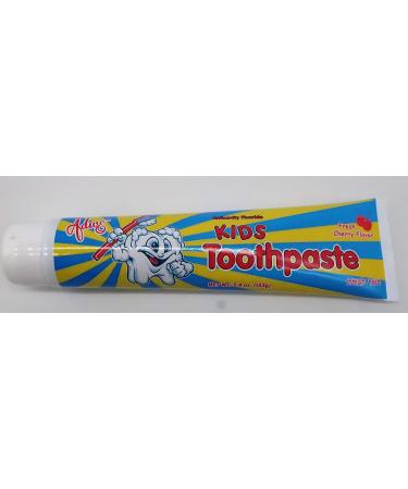 ADWE Labs Cherry Kids Toothpaste - Anticavity Flouride Formula | Encourages Good Brushing Habits | Kosher | 5.4 Oz - Buy Online on GoSupps.com