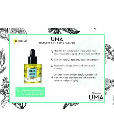 Buy UMA Absolute Anti Aging Face Oil 15ml - Best International Shipping for Youthful Skin - Buy Online on GoSupps.com
