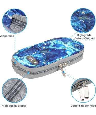 YOUSHARES Insulin Travel Case - Diabetic Medicine Cooler with Ice Packs (Quicksand Blue) - Buy Online on GoSupps.com