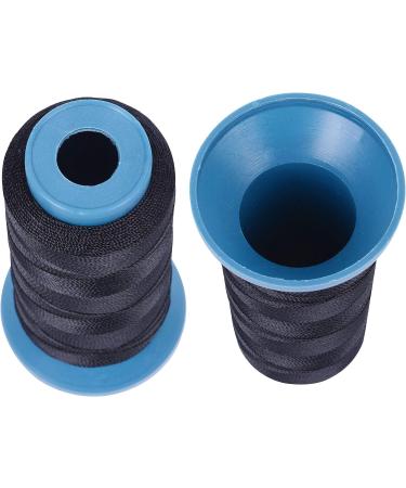 Black Hair Weaving Thread with 12 Curved Needles - Hair Extension Accessory for Wig Making - Buy Online on GoSupps.com