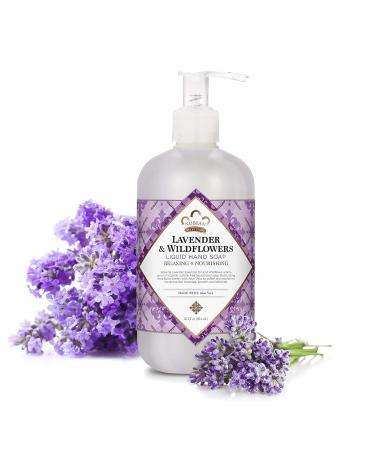 Nubian Heritage Hand Wash To Cleanse & Nourish Lavender & Wildflowers Nourishing Hand Soap 12.3 oz 3 Count - Buy Online on GoSupps.com