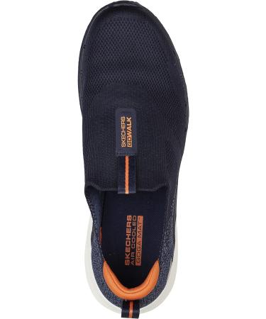 Skechers Men's Walking Shoes - Navy Orange - Size 9 - Buy Online on GoSupps.com
