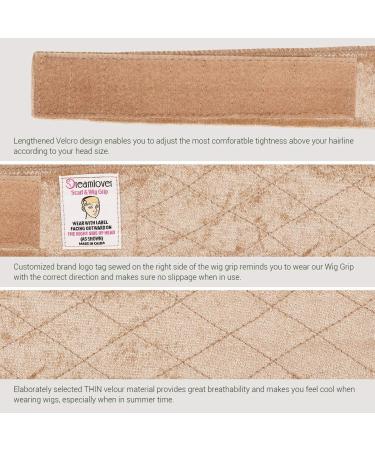 Dreamlover Wig Grip Bands - Tan, 2 Pack for Securing Wigs in Place - Buy Online on GoSupps.com