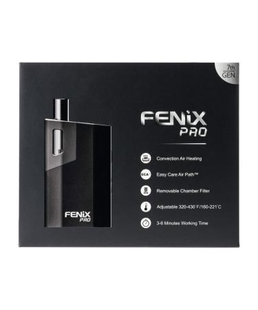 FENiX PRO Premium Vaporizer with ECA convection from WOLKENKRAFT | Easy cleaning | 25 sec heat-up | Extendable glass mouthpiece