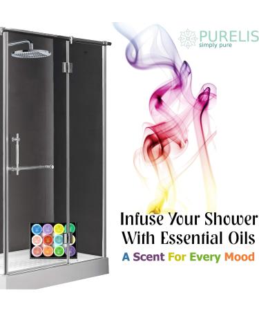 Purelis Shower Steamer Gift Box - Set of 12 Aromatherapy Bath Bombs, Organic Tablets with Essential Oils - Spa Gift Set - Buy Online on GoSupps.com