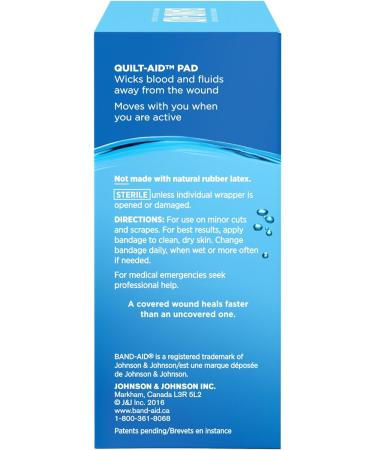 Band-Aid Water Resistant Wet-Flex Adhesive Bandages Assorted Sizes Value Pack Small Regular Large 60 Bandages Variety Pack - Buy Online on GoSupps.com