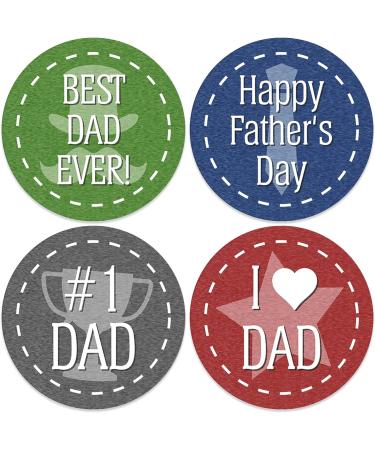 Edible Wafer Father's Day Pre-Cut Cupcake Toppers - 24pc - Buy Online on GoSupps.com