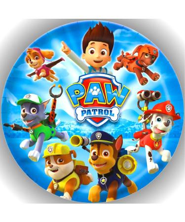 Fondant Cake Topper 20cm - Paw Patrol Edible Photo Sugar Image for Cakes - Buy Online on GoSupps.com