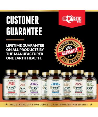 One Earth Health Grass Fed Thymus - New Zealand Sourced Thymus. 3 000mg per Serving 200 Count - Buy Online on GoSupps.com