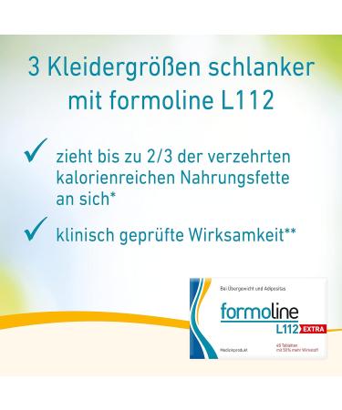 Formoline L112 Extra - Strong Calorie Magnet for Weight Loss | 48 Natural Tablets | German Quality - Buy Online on GoSupps.com