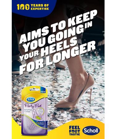 Scholl Party Feet Ball of Foot Gel Cushions - Comfort & Support for All-day Events - Buy Online on GoSupps.com