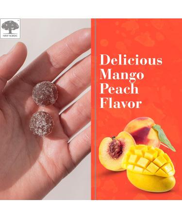 NEW NORDIC Ashwagandha Gummies 300 mg Ashwagandha Root Extract Sugar Free Adaptogens for Men and Women Delicious Mango Peach 60 Gummies 60 Count (Pack of 1) - Buy Online on GoSupps.com