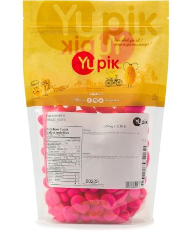 Yupik Pink Confetti Candy Coated Almonds 1 kg Almonds in Sugar Coating Hard Candy Shell Sweet Nuts Dragee Confectionary Decorative Candy Snack & Gift for Parties Weddings Baby Shower - Buy Online on GoSupps.com