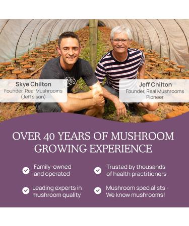 Real Mushrooms Chaga for Humans (120ct) & Turkey Tail for Pets (90ct) - Bundle for Digestive Health and Immunity - Vegan Non-GMO Grain-Free Gluten-Free Mushroom Extract Capsules - Buy Online on GoSupps.com