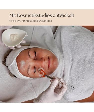 Nominia Facial Towels Premium White Microfiber 3-Series Set | Fluffy Durable Cosmetic Compresses U-Shaped Cut 400g/m Quality - Buy Online on GoSupps.com