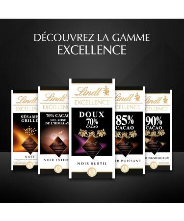 Lindt - Pack of 2 EXCELLENCE 70% Cocoa Tablets - Dark Chocolate 70% 2x100g - Buy Online on GoSupps.com