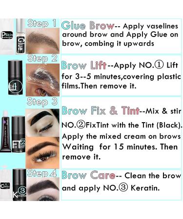 Liber Beauty Lash Lift and T-int Eyebrow Lamination Kit - Salon Professional Training, Eyelash Perm with A-D-Y-E Kit - Natural Black - Buy Online on GoSupps.com