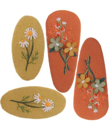 ibasenice 6 Pairs Hairpin Snap Hair Clips Hair Barrettes for Girls Infant Hair Clips Girls Hair Accessories Baby Hair Pin Kids Hair Accessories for Girls Wrapped Child Alloy Button Spring - Buy Online on GoSupps.com