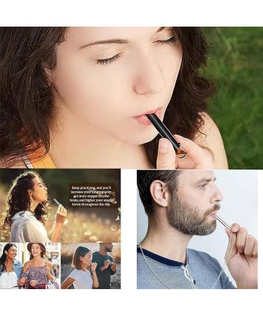 2 Pieces Anapana Breathing Necklace for Smoking Cessation | Unisex Meditation Chain for Anxiety Relief & Breathability - Buy Online on GoSupps.com