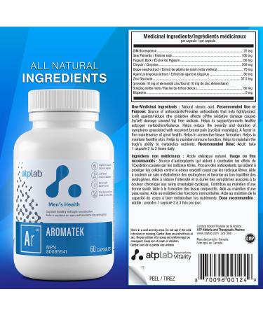 ATP LAB Aromatek 60 Caps | Unique Men's Health Formula | International Shipping Available - Buy Online on GoSupps.com
