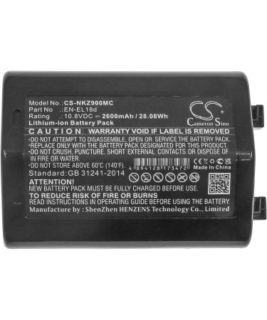 Buy Battery Replacement for N1K0N EN-EL18d D6 Z9 - Fast International Shipping - Buy Online on GoSupps.com