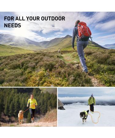 CANDYDOG Training Lead for Dogs 20m Reflective Long Dog Rope Leash with Soft Padded Handle for Dogs Suitable for Small to Large Dogs Orange - Classic Leashes and Training Leashes B1-20M - Buy Online on GoSupps.com