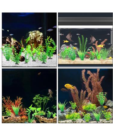 Rikudim Realistic Plastic Aquarium Plants - Small Artificial Decorations for Vibrant Aquariums - Buy Online on GoSupps.com