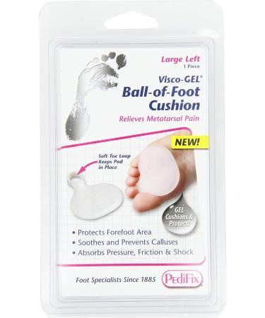 PediFix Visco-Gel Metatarsal Pad w/ Toe Loop - Large Left | Pain Relief & Support - Buy Online on GoSupps.com