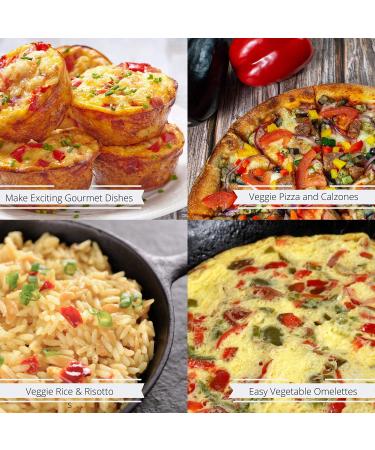 Organic Dehydrated Green Bell Pepper 8 Oz - It's Delish | Chopped & Dried Spice Seasoning | Bulk Bag | Sealed for Freshness - Buy Online on GoSupps.com