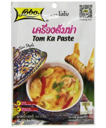 Lobo Thai Envelope Spicy Coconut Chicken Soup, Tom Ka, 1.76 Ounce (Pack of 5)