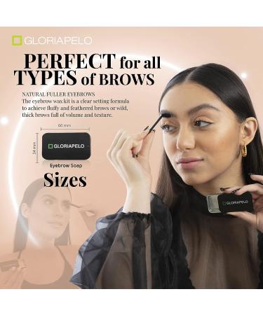 GLORIAPELO Eyebrow Soap Kit - Long-Lasting Natural Soap Brows for Men and Women - Buy Online on GoSupps.com