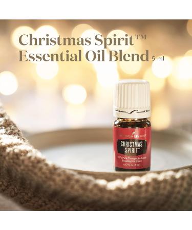 Young Living Christmas Spirit 5 ml | Festive Holiday Aroma | Uplifting Orange Cinnamon & Spruce Essential Oil | Perfect for Travel - Buy Online on GoSupps.com