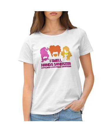 Hocus Pocus I Smell Hand Sanitizer Women's T-Shirt White XL