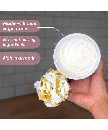 Primal Elements Sugar Whip Exfoliating Scrub - 10 Oz Cupcake - Body and Face Cleanser for Silky Smooth Skin - Moisturizing All Skin Types - Buy Online on GoSupps.com