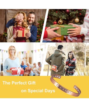 Shop 99% Pure Copper Adjustable Magnetic Bracelets for Women - Stylish Christian Jewelry Gift - Buy Online on GoSupps.com