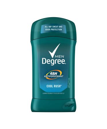 Degree Men Original Protection Antiperspirant Deodorant Cool Rush 2.7 Ounce (Pack of 4)