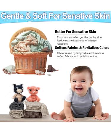 Eco-Friendly Laundry Detergent Sheets (120 Loads) - Hypoallergenic Enzyme-Based Stain Remover for Travel - Fresh Scent - Buy Online on GoSupps.com