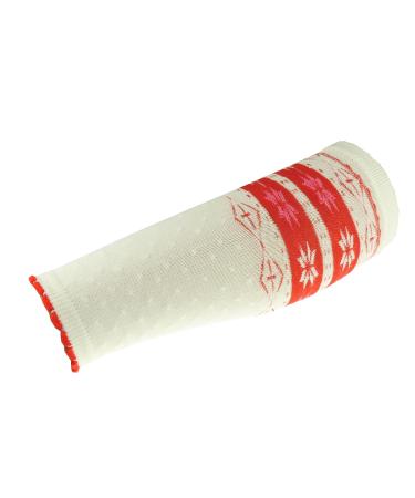 Glamour Girlz Kids Children Babies Toddlers Boys Girls Warm Winter Dance 80s Fancy Dress Costume Halloween Christmas Leg Warmers 6 9 Months to 1 2 3 4 5 6 Years Red Fair Isle
