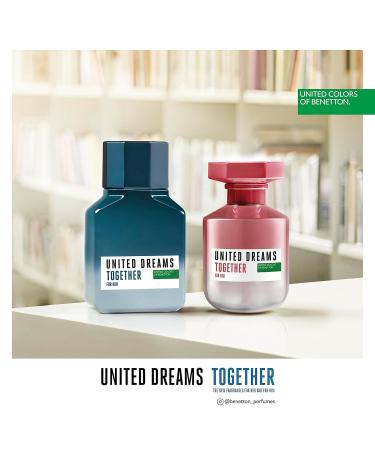 Fragancia para Dama Benetton United Dreams Together 80 ml Her Edt Spray - Buy Online on GoSupps.com