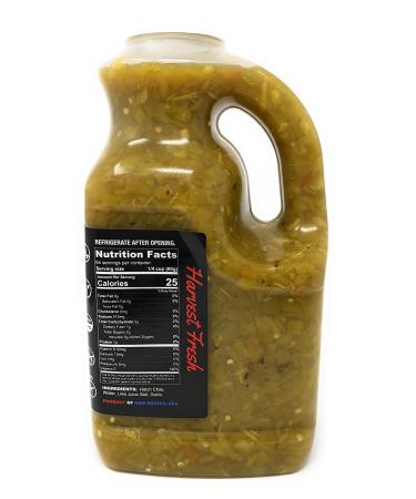 Zia Green Chile Company Flame-Roasted Hatch Green Chile - 128oz (Hot) | Certified Southwestern Peppers for Salsas & Stews - Vegan & Gluten-Free - Buy Online on GoSupps.com